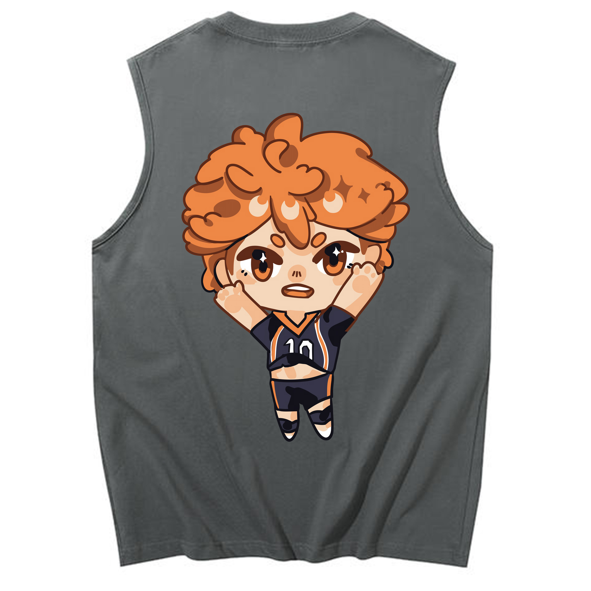 （画像用） ハイキュー!! Haikyu!! コットン100％タンクトップ（背面プリント）